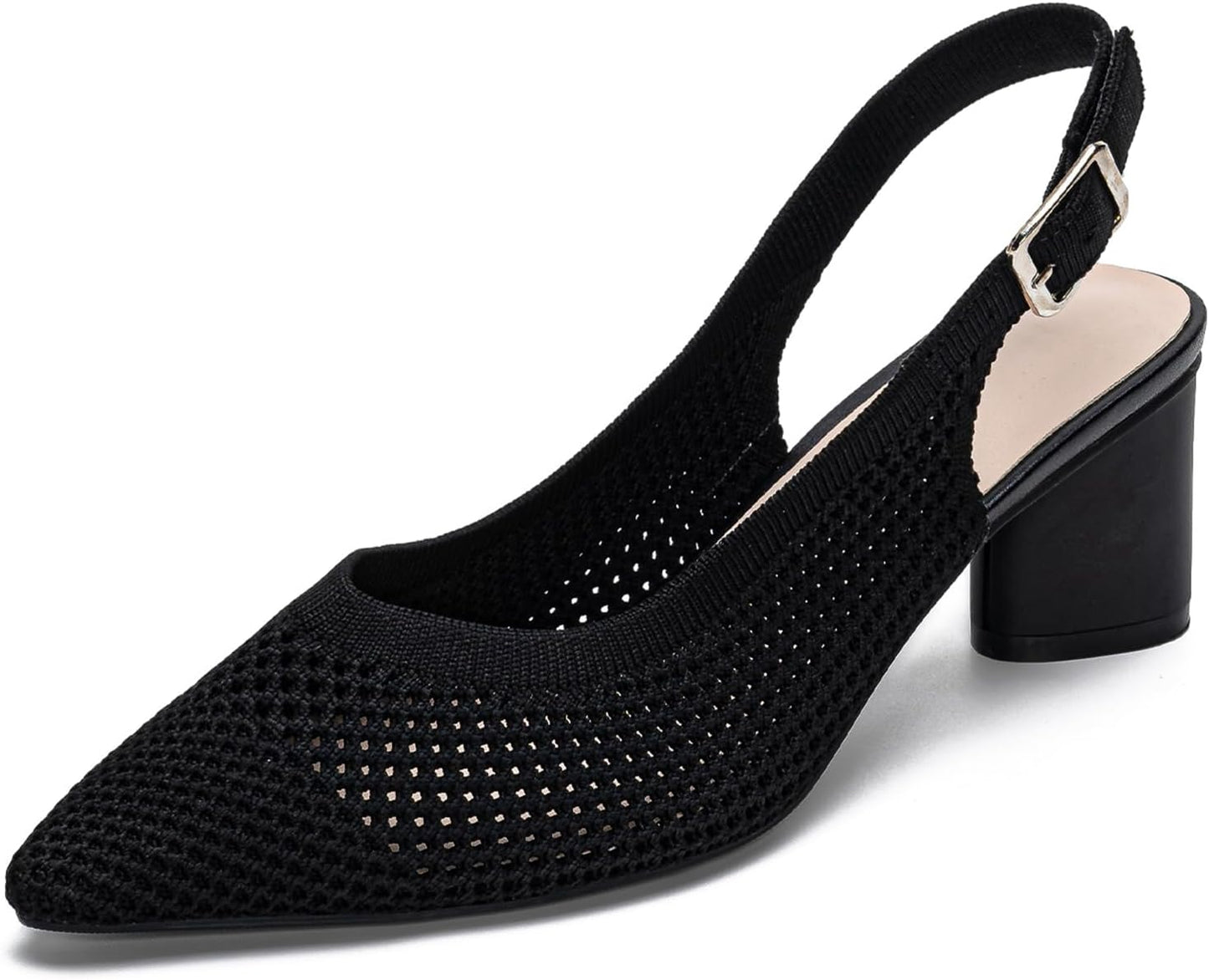 Youngshow Womens Adjustable Slingback Heels for Stylish Comfort