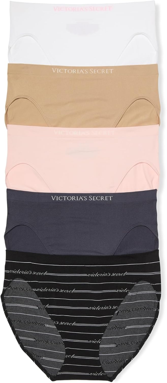 Victoria's Secret Women's Seamless Brief Underwear Multi Pack