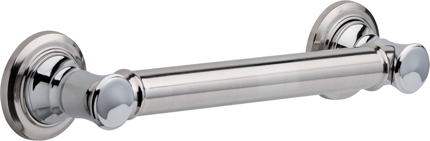12-Inch Traditional Grab Bar for Bathroom Safety and Support