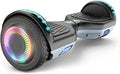SISIGAD Hoverboard with Bluetooth and Colorful Lights - Safe