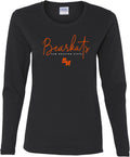 NCAA Thin Script Team Color Womens Long Sleeve T Shirt - Game Day
