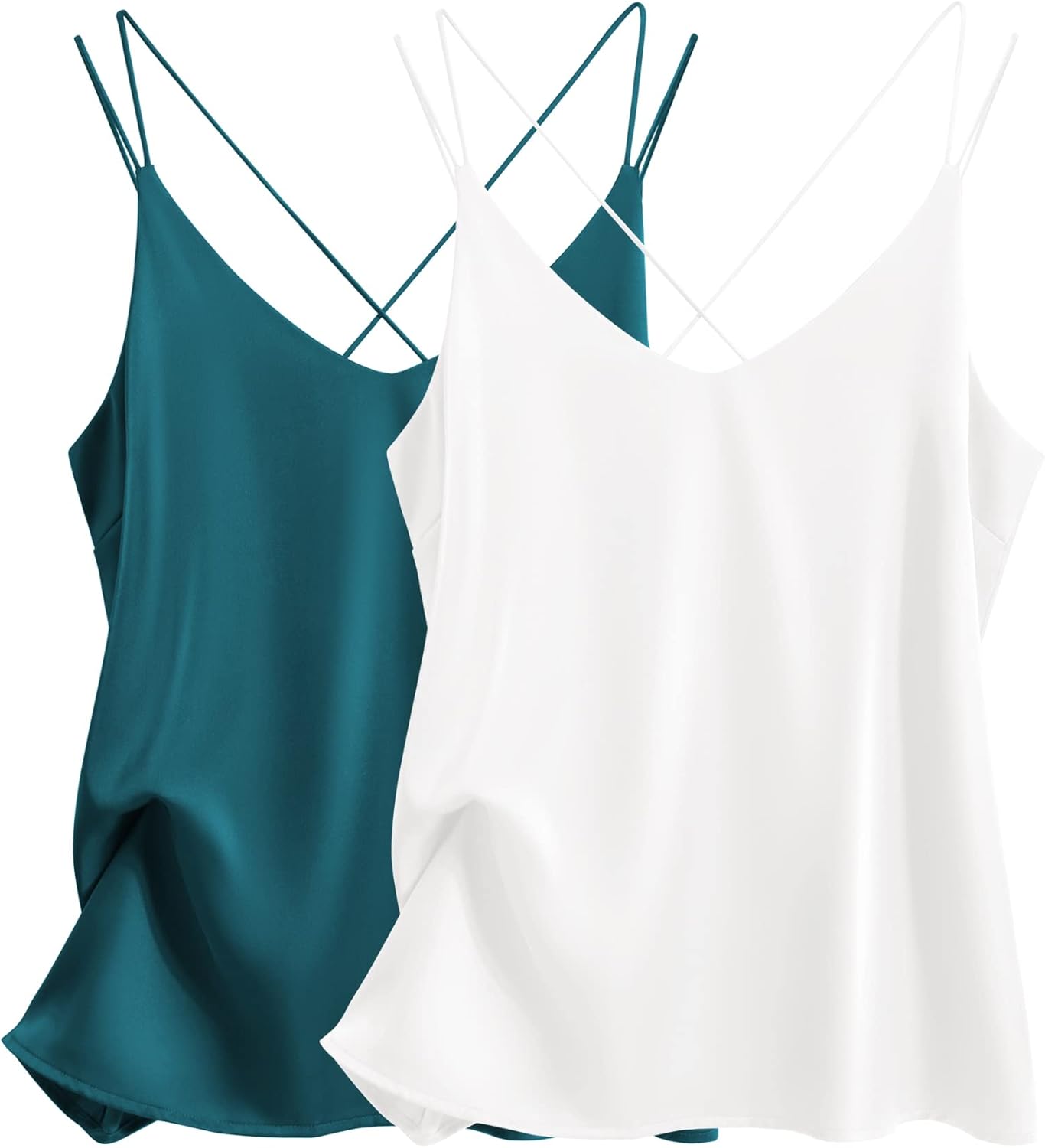 Ekouaer Womens Silk Satin Camisole Tank Tops for Every Occasion