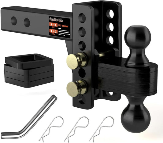 2in Adjustable Trailer Hitch for Heavy Duty Towing Needs
