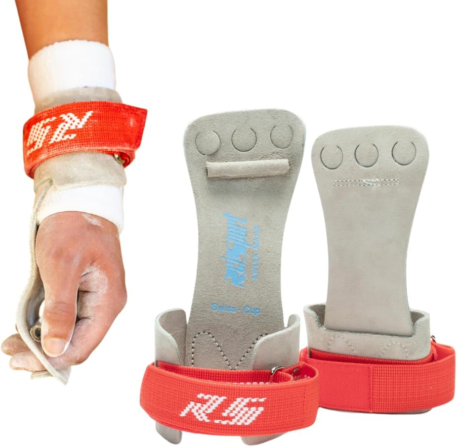 Reisport Men's High Bar Gymnastics Grips for Advanced Gymnasts