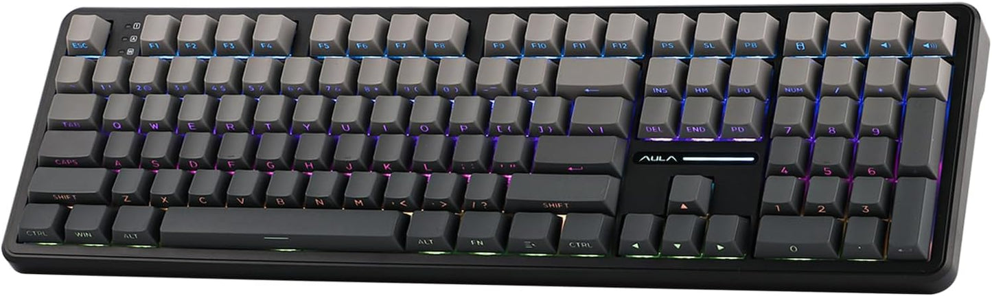 EPOMAKER Aula F108 Wireless Gaming Keyboard with RGB Backlight