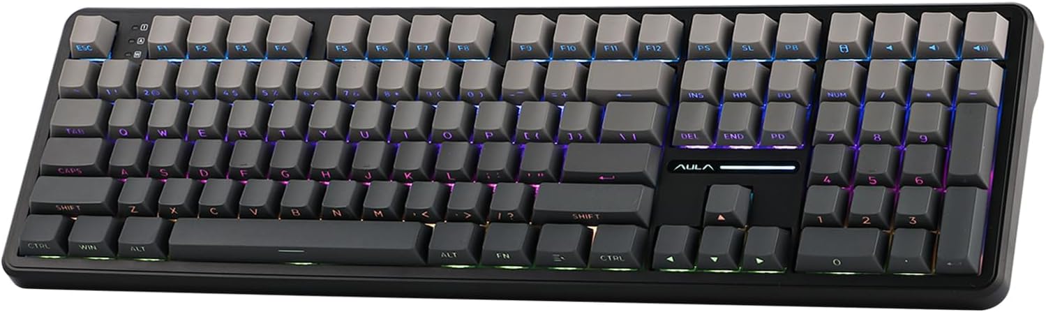 EPOMAKER Aula F108 Wireless Gaming Keyboard with RGB Backlight
