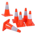 Reliancer 12PCS 18in Traffic Cones - High-Visibility Safety Cones