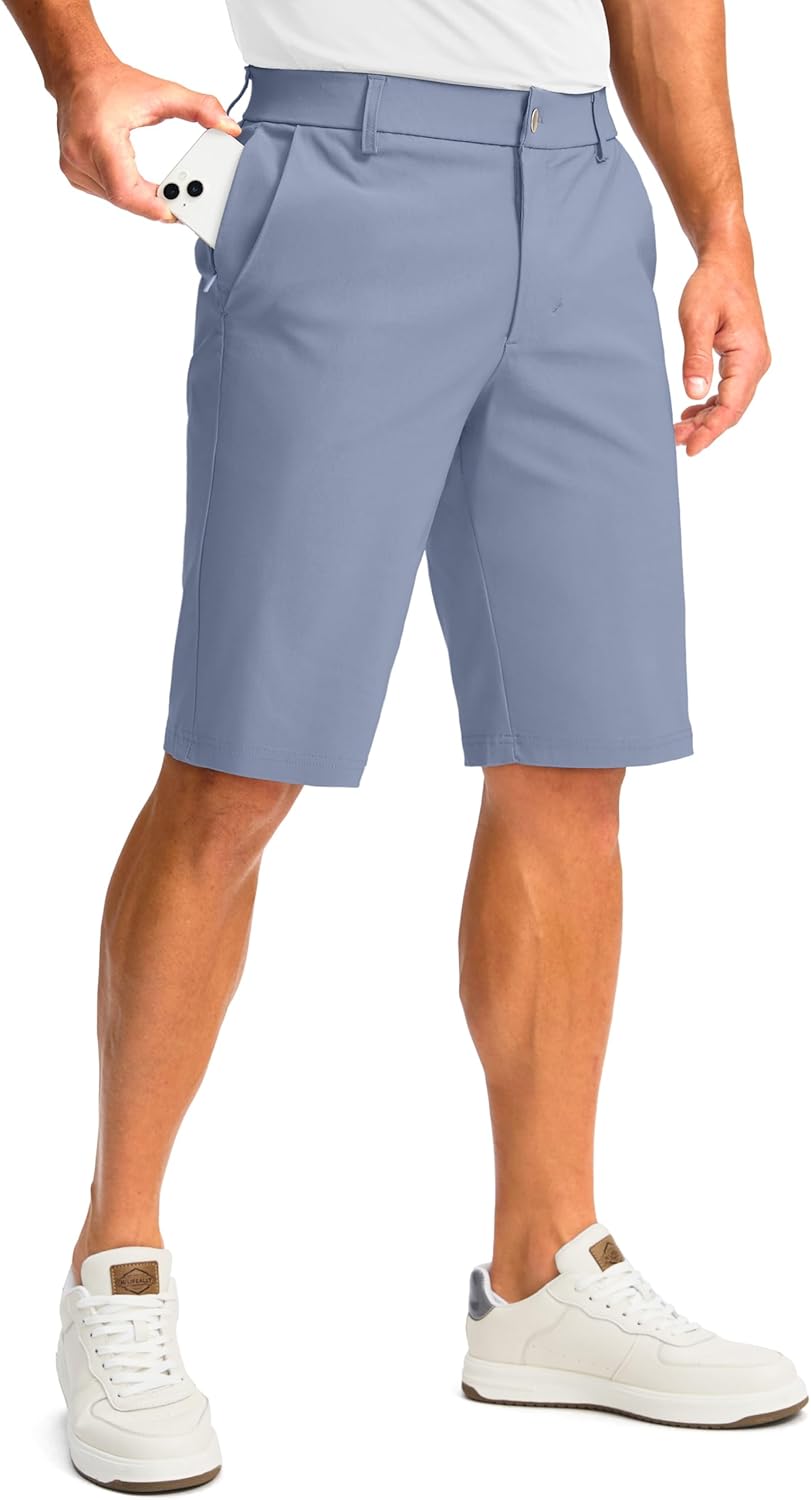 Men's Golf Shorts with 5 Pockets for Comfort and Style