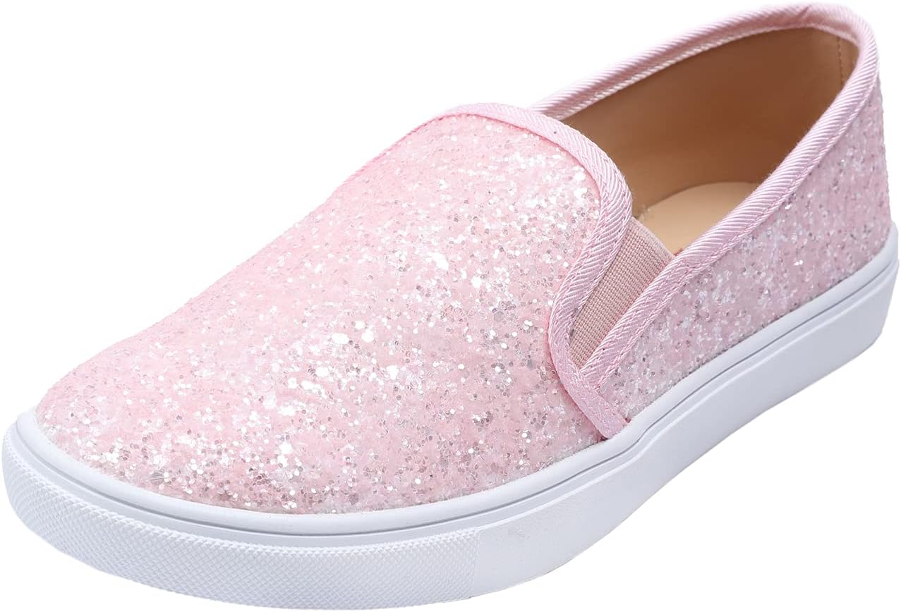 FEVERSOLE Women's Fashion Slip-On Sneakers for Casual Elegance
