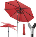 10 ft Patio Market Umbrella with Crank and Tilt for Sun Protection