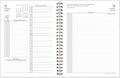 Compass Two Page Per Day Wire-Bound Planner (Monarch) - Daily Focus