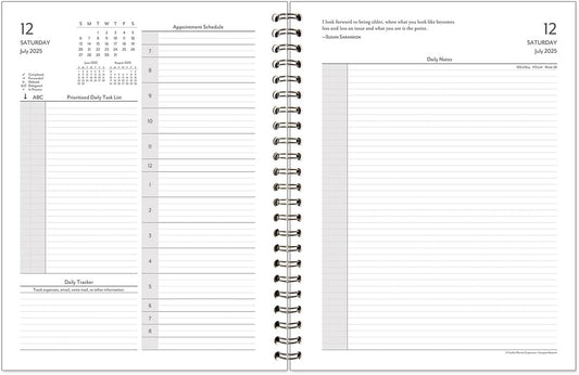 Compass Two Page Per Day Planner for Effective Daily Planning