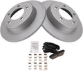 TRQ Rear Brake Pad & Rotor Kit Compatible with 2018-2020 Hyundai Kona