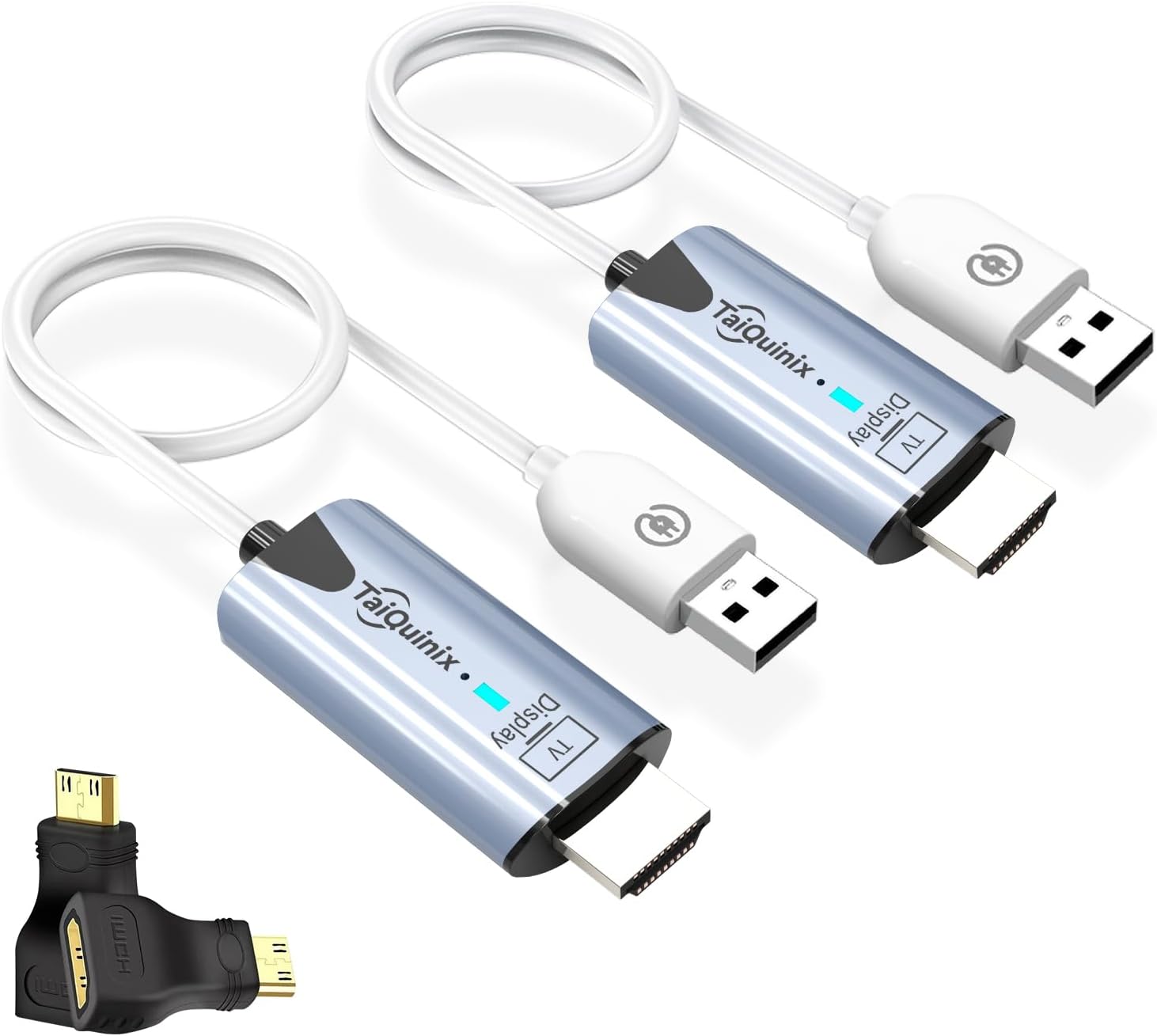 2025 Upgraded Wireless HDMI Transmitter and Receiver for 4K