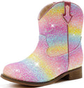 Toddler Cowgirl Boots Glitter Girls Cowboy Boots Ankle - Party Ready