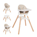 Komcot 6-in-1 Convertible Baby High Chair - Ultimate Versatility!
