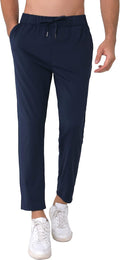 Mens Stretch Travel Pants 27ft Inseam Quick Dry Lightweight Sweatpants