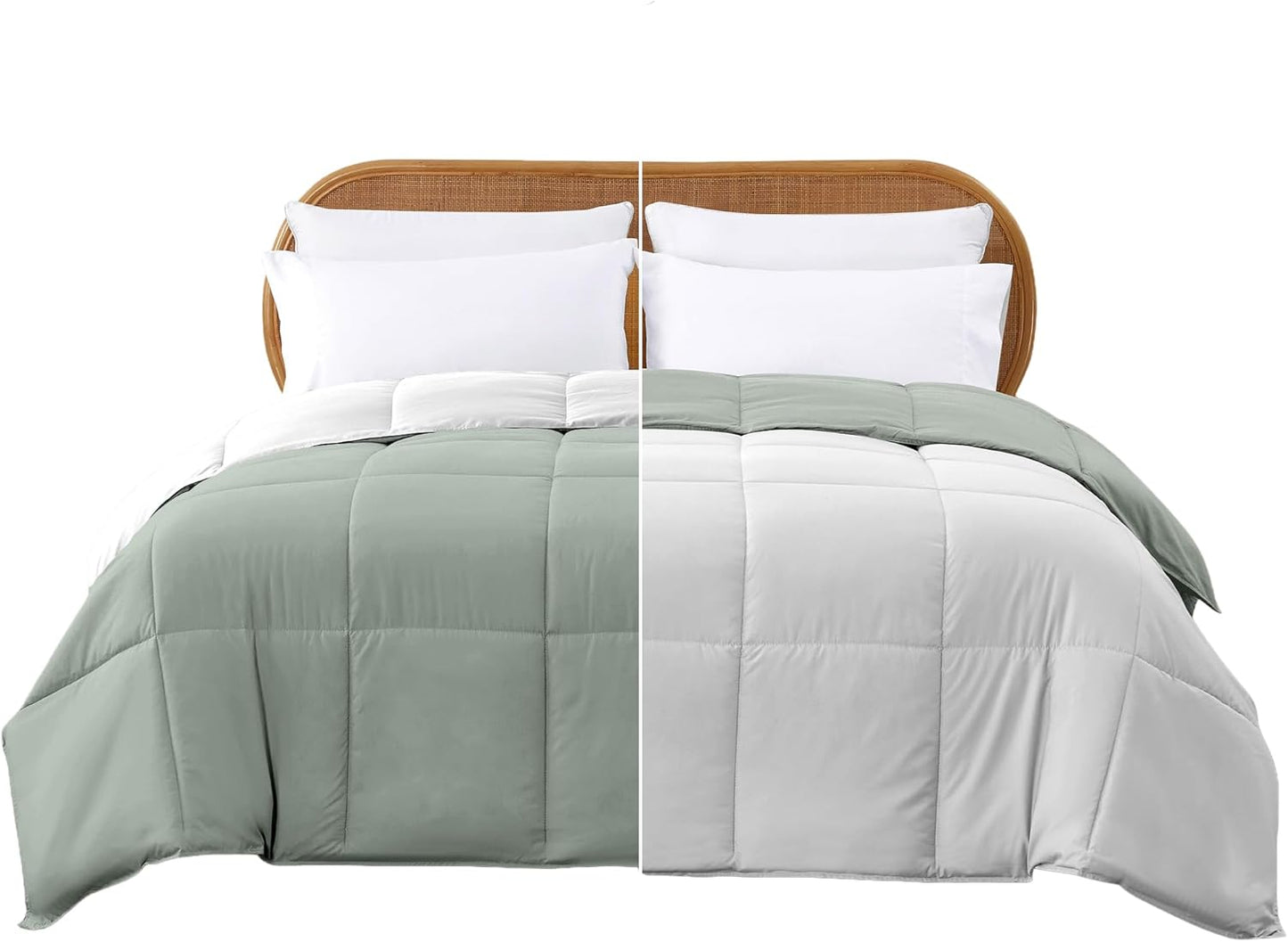 Modern Threads Down Alternative Reversible Comforter for Twin Beds