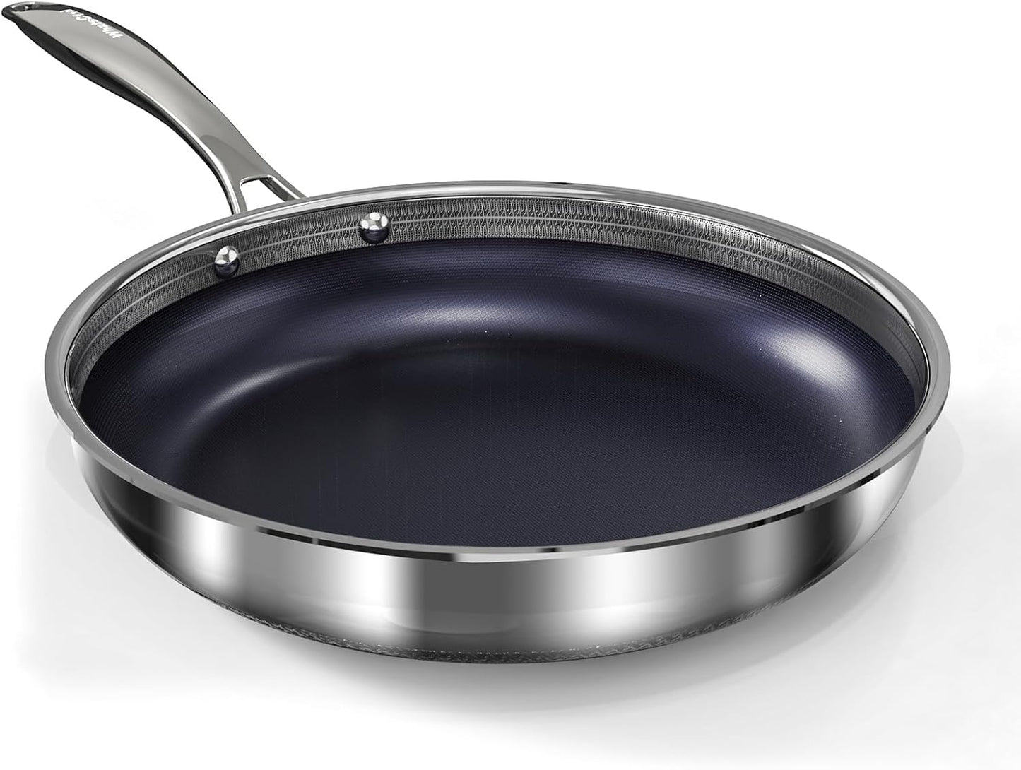 10 in Hybrid Ceramic Nonstick Frying Pan with 3-Ply Design