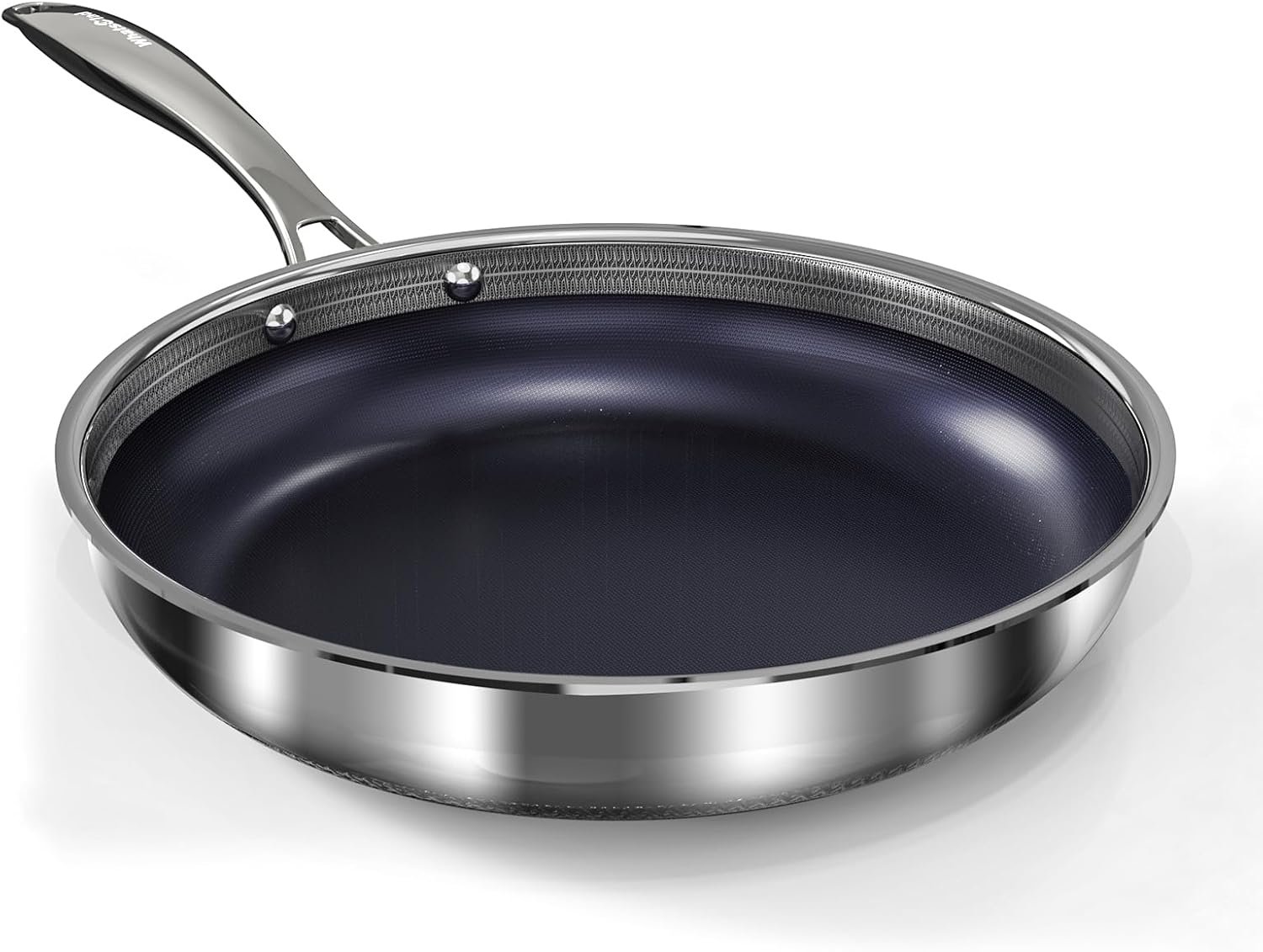 10 in Hybrid Ceramic Nonstick Frying Pan with 3-Ply Design