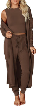 KIRUNDO 3 Piece Lounge Sets for Women - Versatile Travel Outfit 8-10