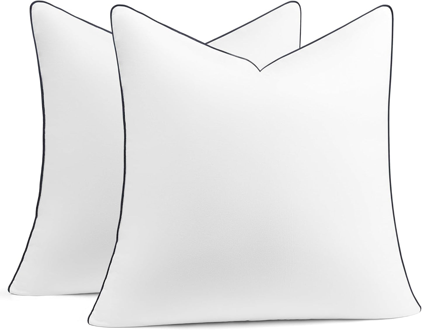 Fluffy Overfilled Down Alternative Pillow Inserts Set of 2