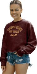 Arizona State Sun Devils Women's Cropped Crewneck Sweatshirt - Fan