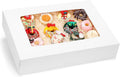 Moretoes 20pcs 19x14x4in Sheet Cake Boxes with Window - Large Bakery