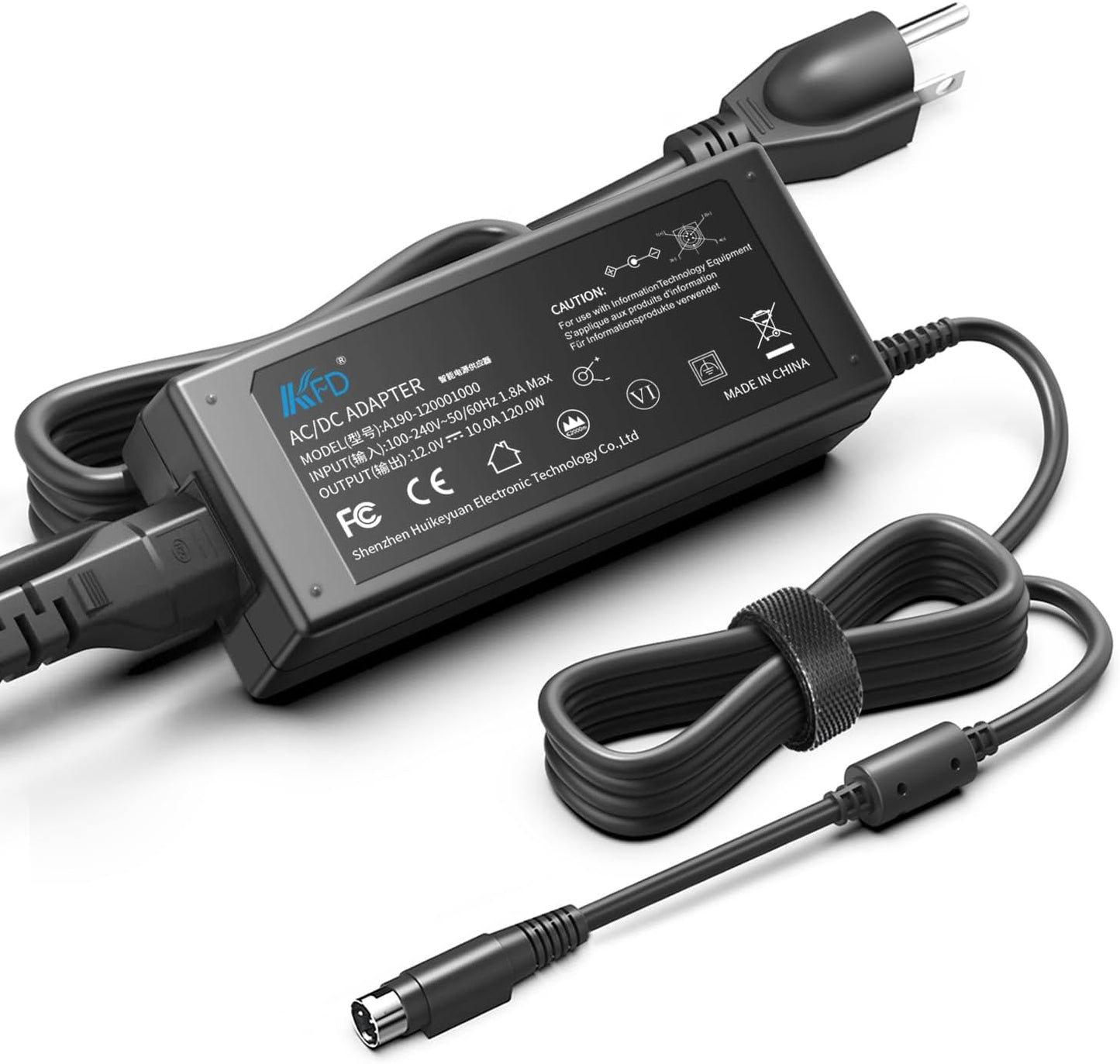 KFD 12V 10A AC Adapter for Synology NAS DiskStation Power Supply