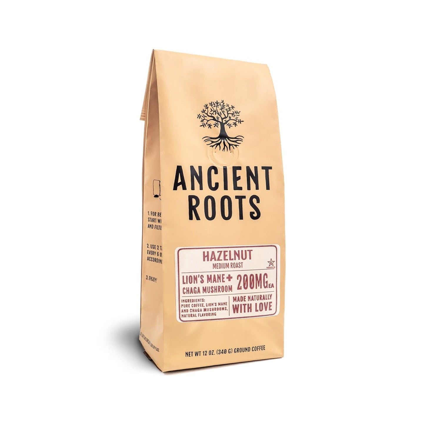 Premium Hazelnut Mushroom Coffee - Gourmet Blend