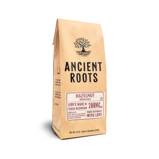 Premium Hazelnut Mushroom Coffee - Gourmet Blend