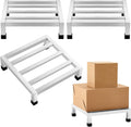 3 Pack Dunnage Rack 17.7 in x 17.7 in - Heavy Duty Stainless Steel