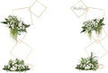 Gold Arch Backdrop Stand 5.8Ft Wedding Square Backdrop - Elegant