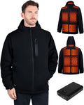 Heated Jacket for Men with Rechargeable Pack Included - Fast Heat