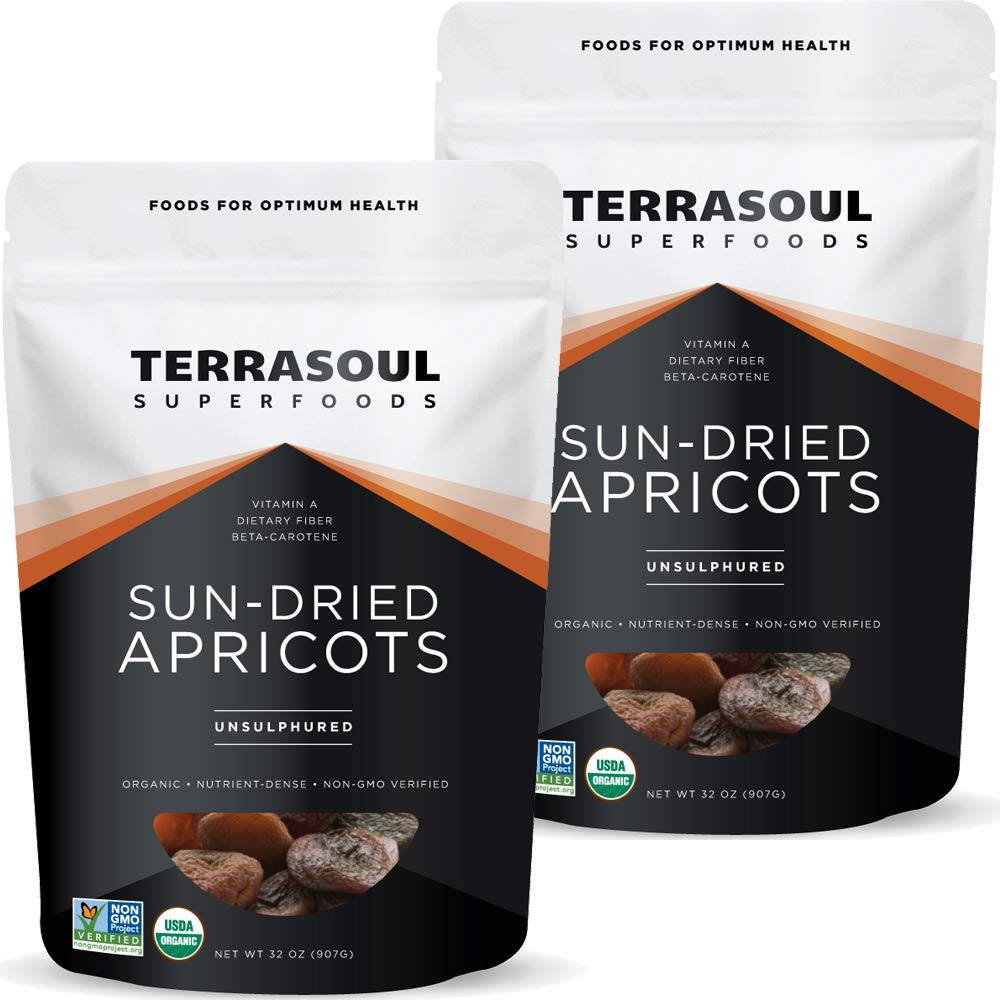 Organic Sun-Dried Apricots - 4 Lbs of Healthy Snack Goodness