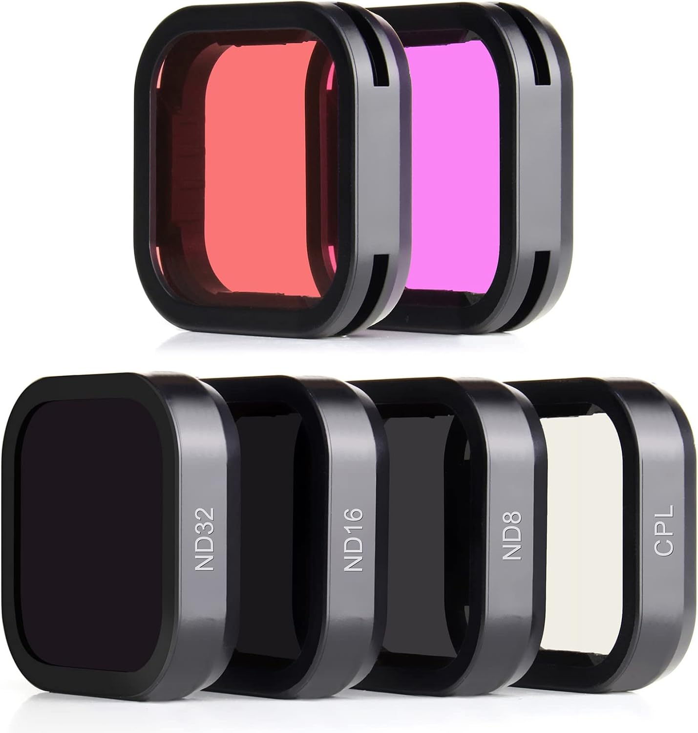 SOONSUN 6-Pack Lens Filter Set for GoPro Hero 12 11 10 9 Black