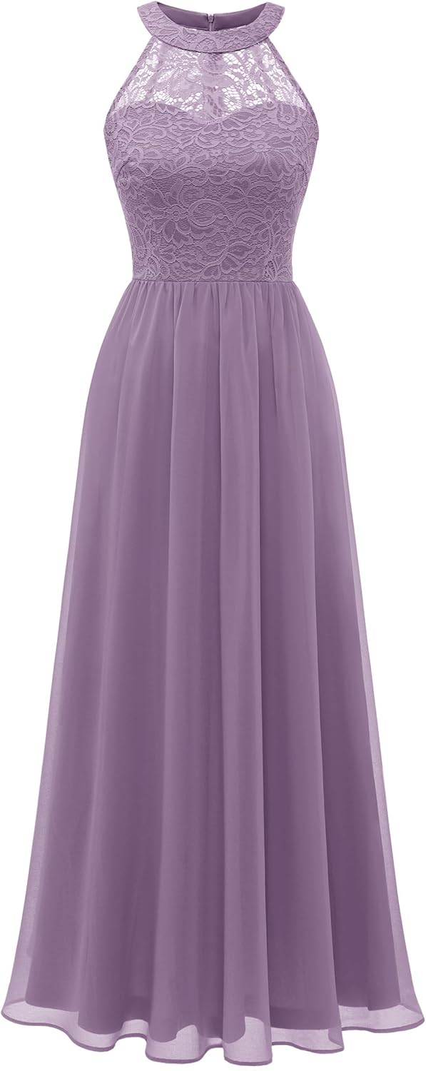Wedtrend Women's Formal Dress: Elegant Halter Long Prom Dress