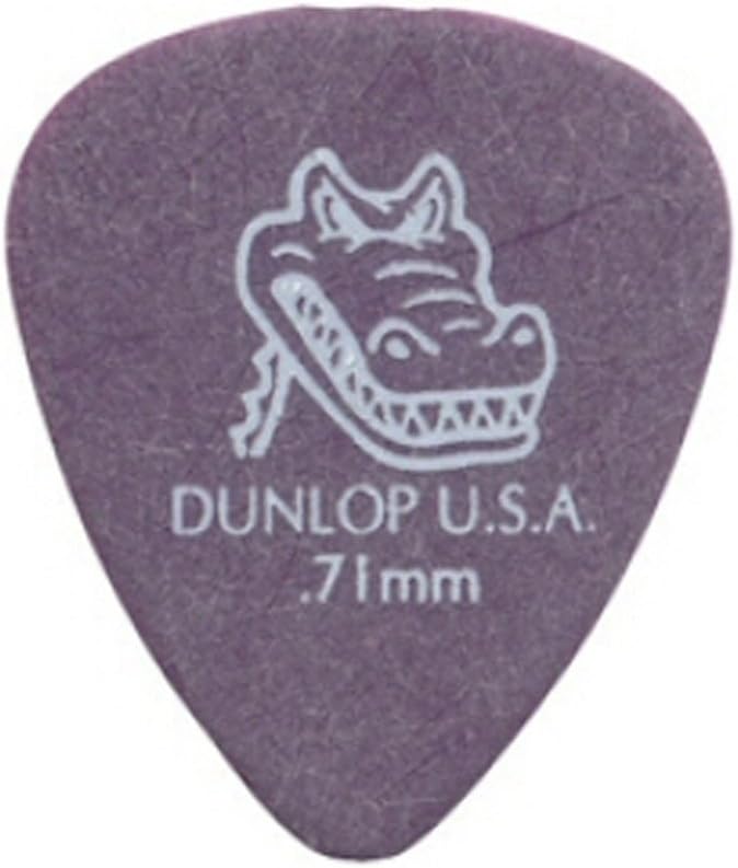 Dunlop Gator Grip .71mm Purple Picks, 12-Pack
