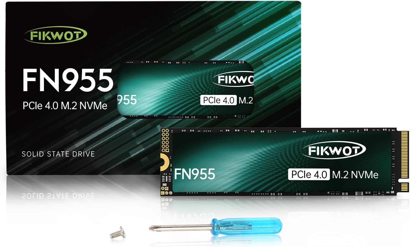 Fikwot FN955 4TB NVMe SSD with 7300MB/s Speed for PS5