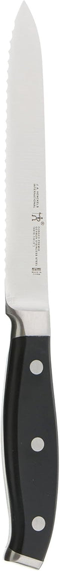 HENCKELS Forged Premio 5in Serrated Utility Knife - Precise Cutting