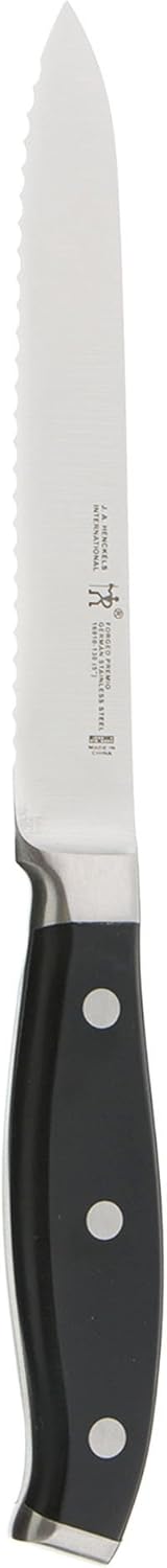 HENCKELS Forged Premio Serrated Utility Knife for Precision Cutting