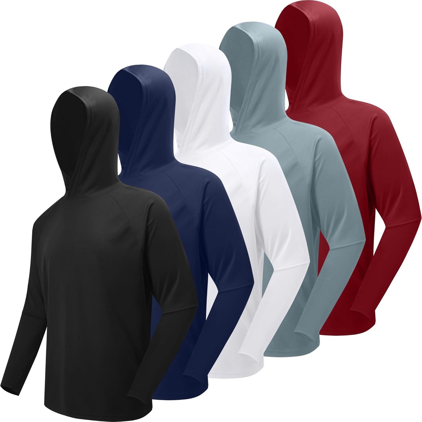 Men's Athletic Hoodies for Fishing with Moisture Wicking Tech