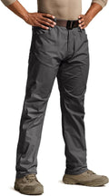 CQR Men's Flex Stretch Tactical Pants for Active Duty - Ripstop Water