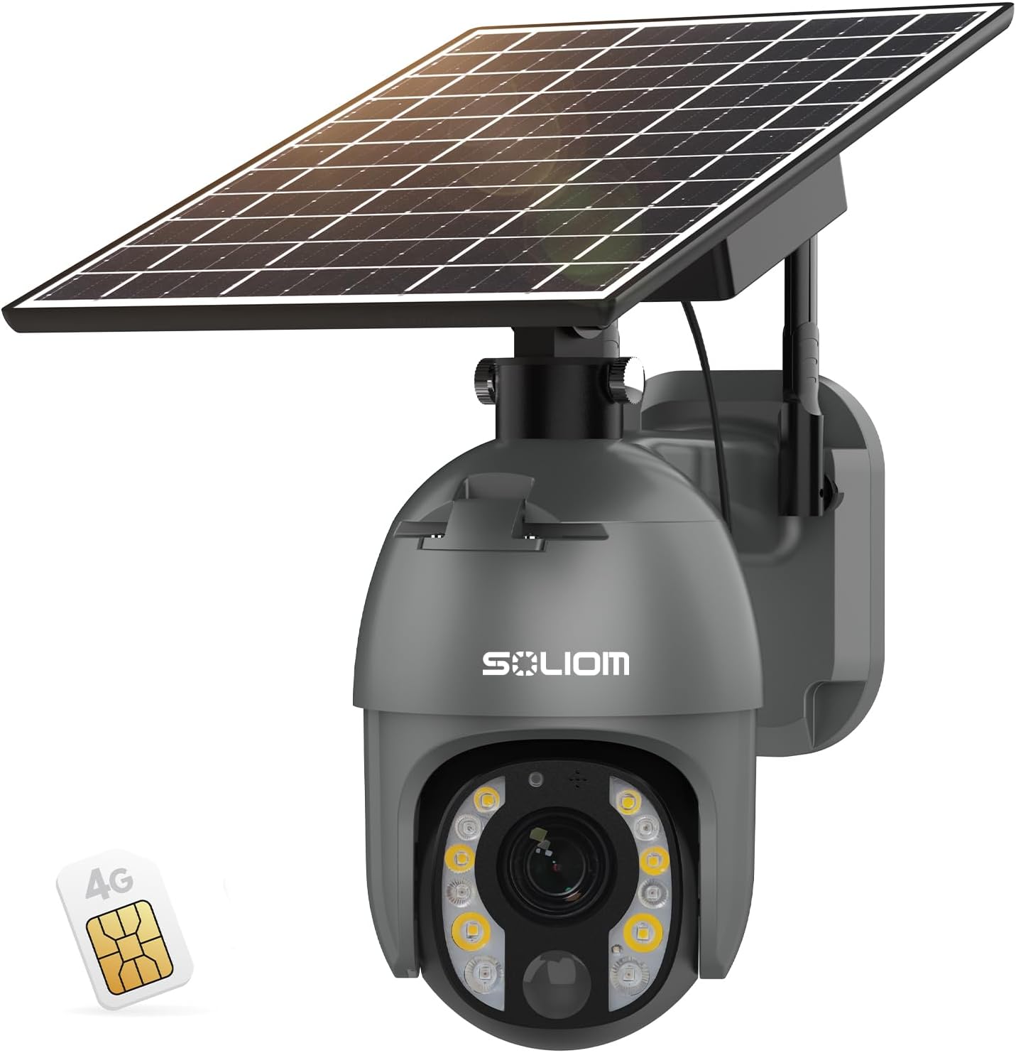 SOLIOM 5MP Security Camera Outdoor with 10X Optical Zoom