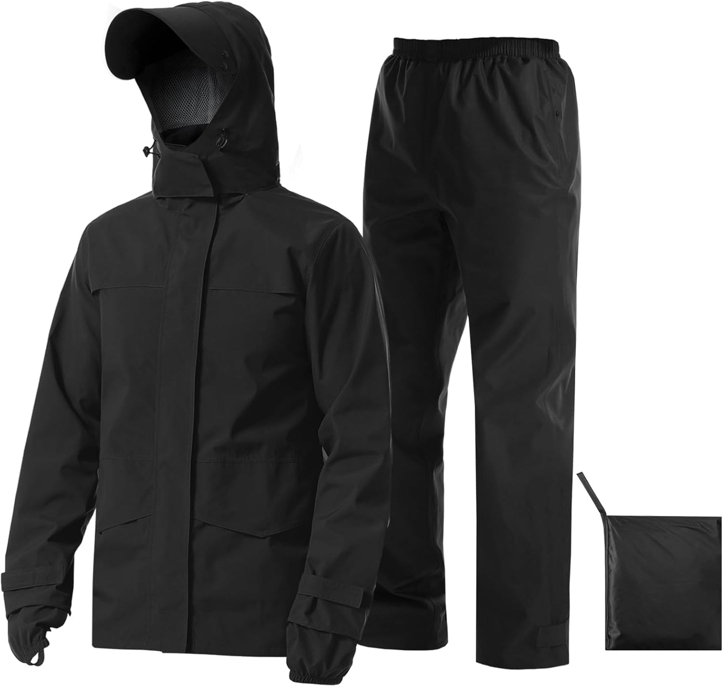 iCreek Rain Suit Waterproof Jacket and Pants for All Weather