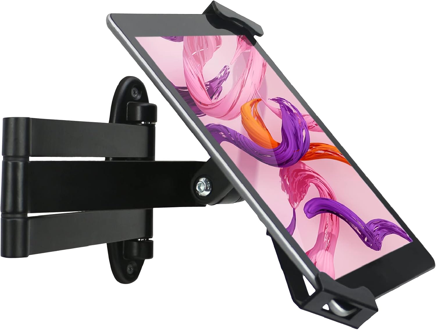 Tablet Wall Mount with Adjustable Arm and Anti-Theft Locking System