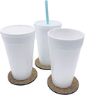 Disposable Foam Coffee Cups 20 oz 50/Case with Lids - Sturdy To Go