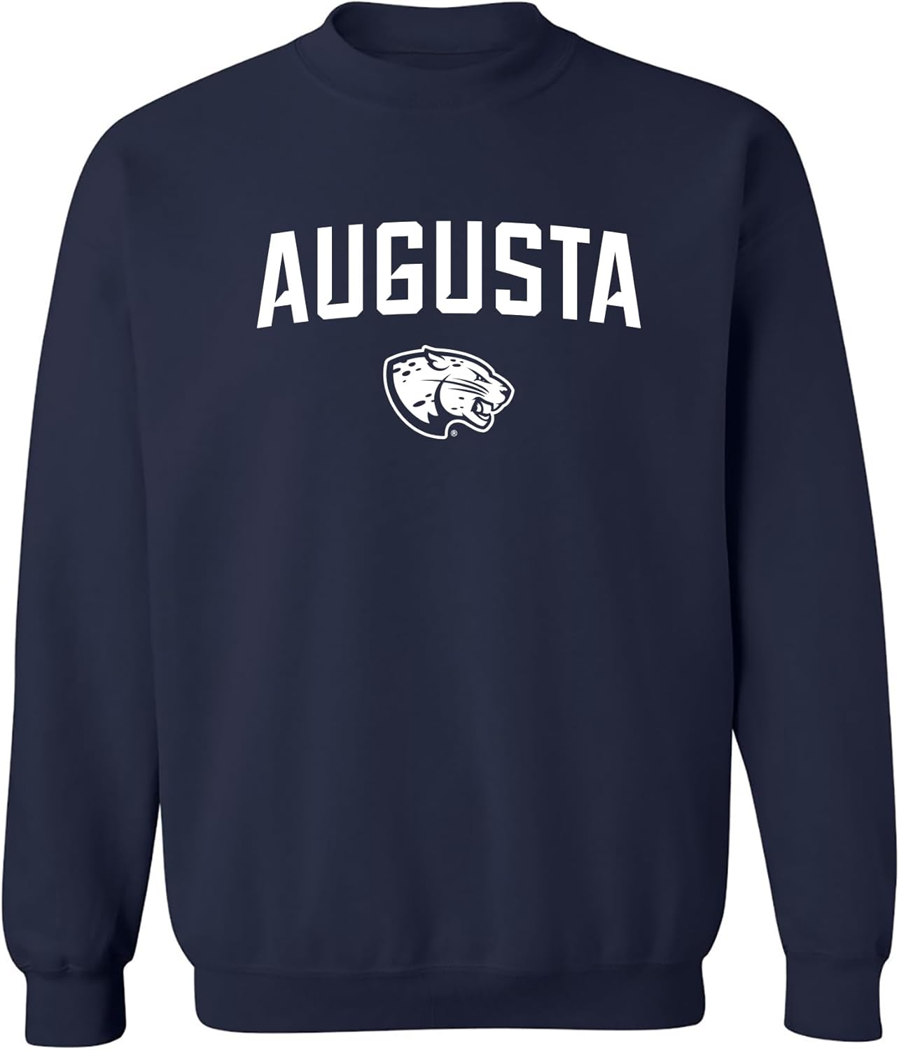 NCAA Arch Logo Team Color Crewneck Sweatshirt for All Fans