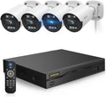 80FT Night Vision 122 Wide Angle Outdoor Wired Security Camera System