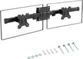 Dual Monitor Wall Mount Horizontal Assembly for 2 Screens - Space